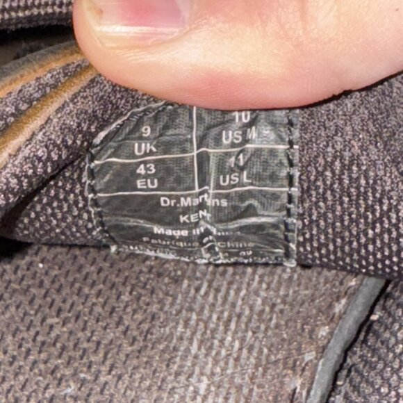 Dr. Martens Brown Kent Leather Lace Up Casual Work Oxford 3 Eye Doc Mens Size 10 - Picture 8 of 8